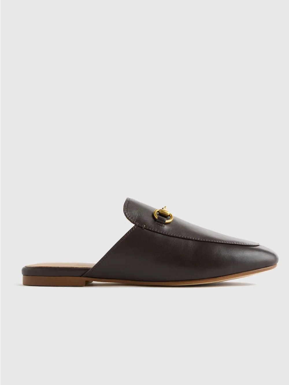 QUINCE leather horsebit mules size 9.5 - Picture 3 of 7